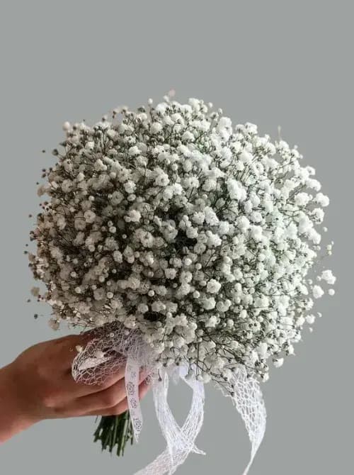 Свадебный букет из гипсофилы | купить в Сочи