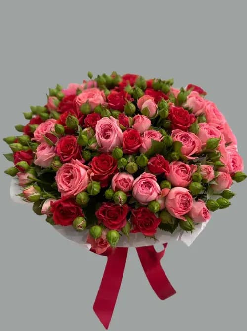 11 кустовых роз с доставкой за час в Сочи