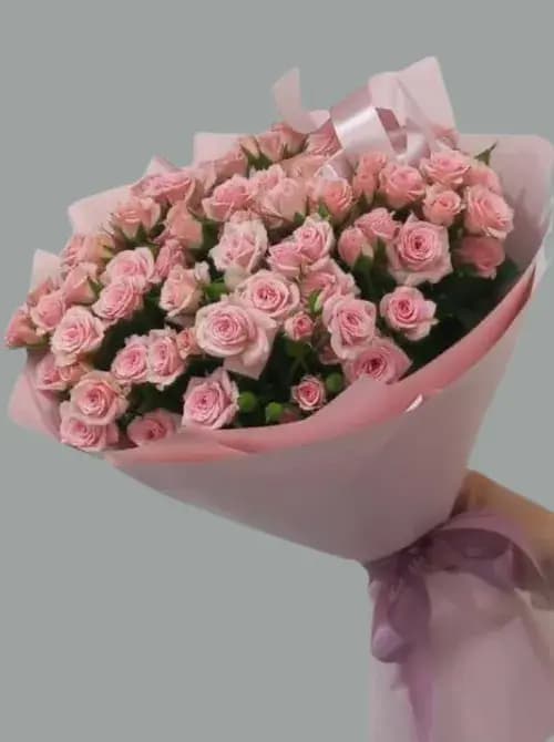 15 кустовых роз «Лидия» — цветы в Сочи